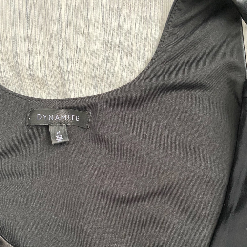 Pleather crop top - Picture 3 of 3